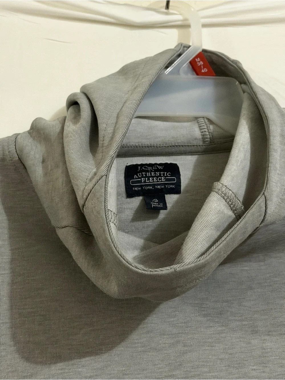 J. Crew Men's Light Gray Crewneck Sweater